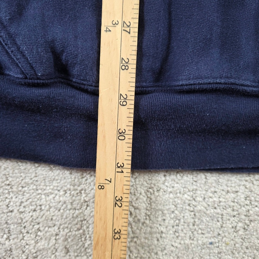 Vintage Steve and Barrys Men XL Michigan Wolverines Hoodie Navy Blue Heavyweight - Picture 6 of 8